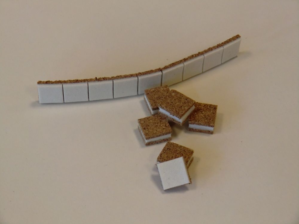 Presskorkplättchen mit Haftschaum rückstandslos entfernbar