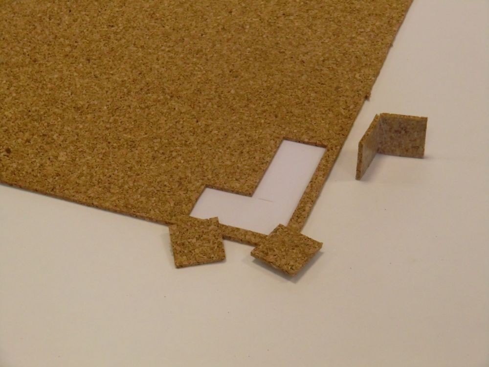 Presskorkplättchen stark haftend