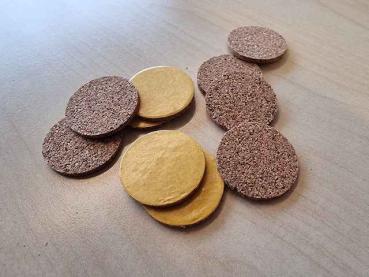 Presskorkplättchen rund stark haftend